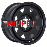 7x16/6x139,7 ET30 D110 Toyota Nissan Semicircle Gloss Black